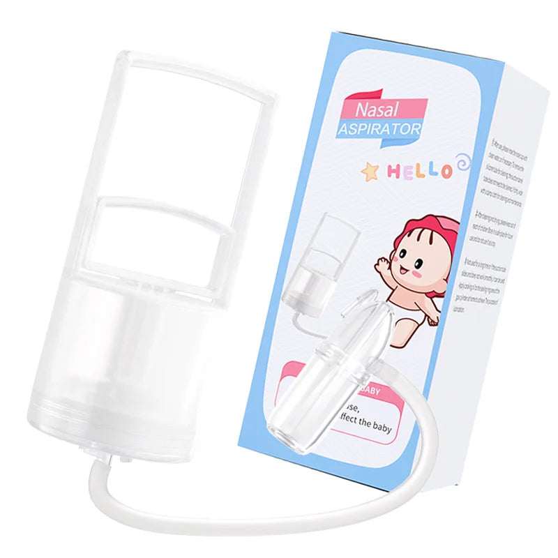 Baby Nasal Aspirator Powerful Hand Pump Safe Nose Cleaner For Newborn Quiet Manual Nose Suctioner for Babies Kids Mucus Relief