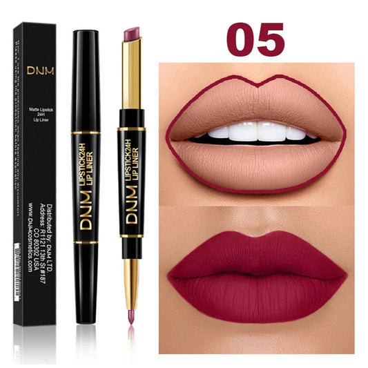 Lipstick Set Sexy Beauty Long-Lasting Waterproof Pigment Matte Lipstick Pencils Moisturizing Lip Makeup Kit