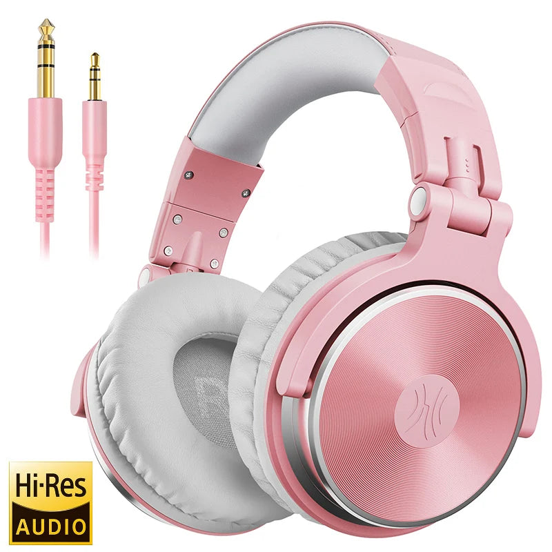 Oneodio Pro-10 Wired Headphones with 50mm Quality HiFi Drivers Stereo Big Headphones Studio Mixing Recording Monitoring Headset