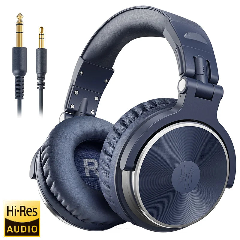 Oneodio Pro-10 Wired Headphones with 50mm Quality HiFi Drivers Stereo Big Headphones Studio Mixing Recording Monitoring Headset
