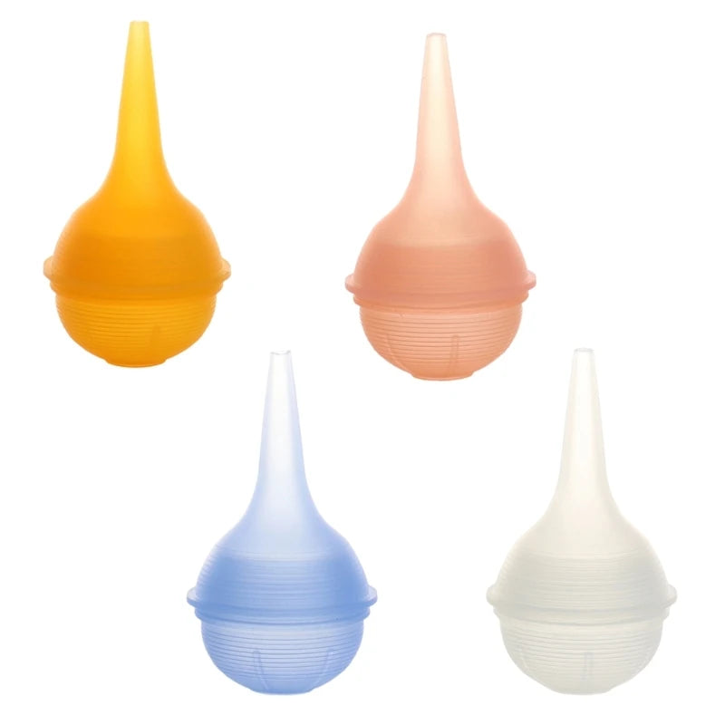 Baby Nasal Aspirator Nose Aspirator Vacuum Suction Kit Nose Cleaner with Soft Silicone Nozzle Hand Squeeze Snot Remover