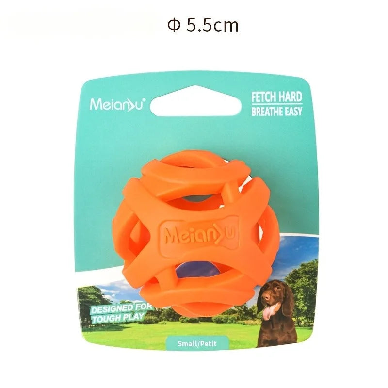 Pet Toys - Bite-resistant Chewing Balls - Hollow Elastic Balls - Training Balls - Entertainment and Relaxation Toys - Pet Supplies