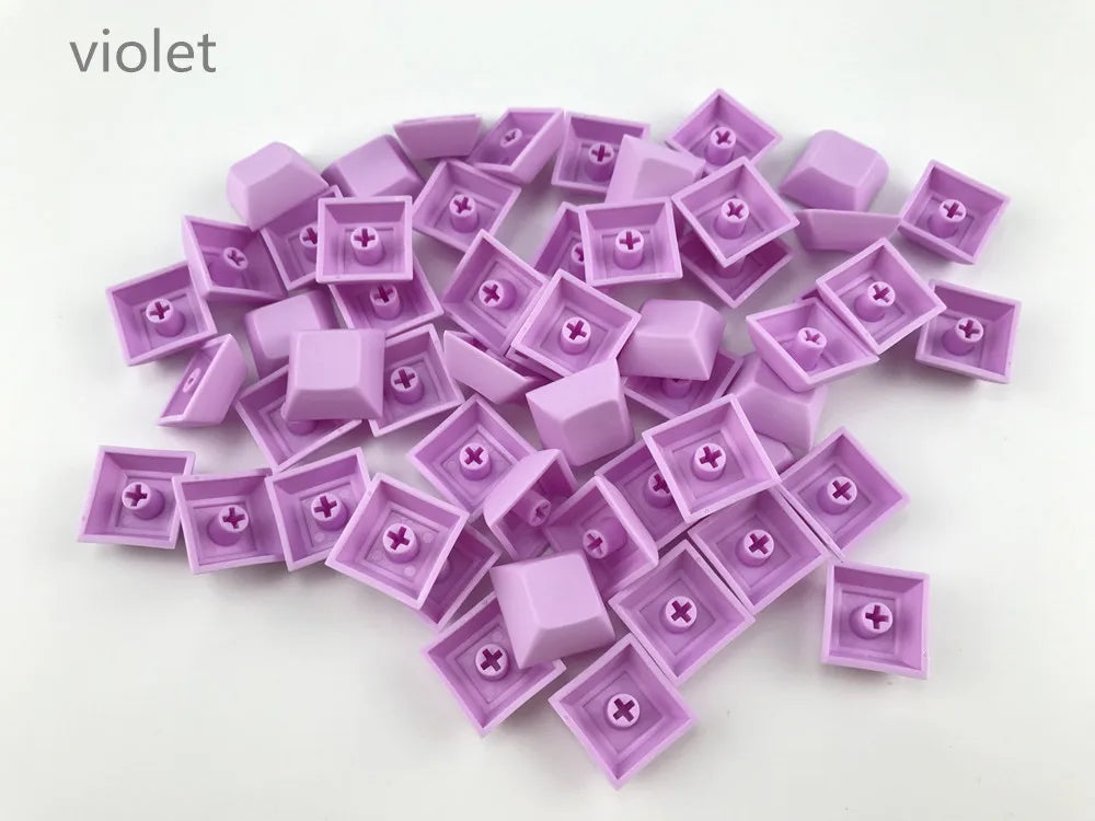 Cool Jazz pbt keycap dsa 1u mixded color  green yellow blue white Transparent keycaps for gaming mechanical keyboard