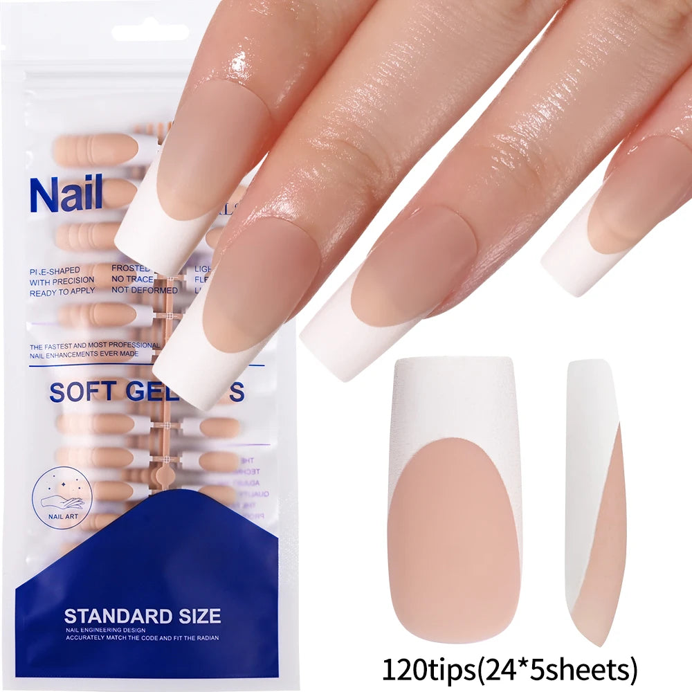 100 pcs d’ongles press-on rose clair, courts à moyens, carrés, faux ongles portables, 10 tailles, couverture complète, décoration pour doigts