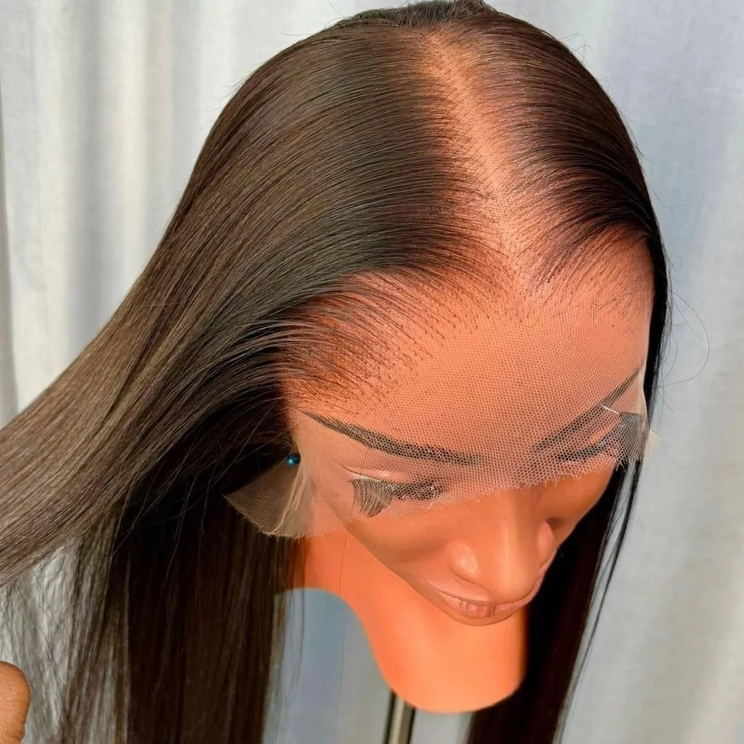 Glueless Straight Human Hair Wigs Ready To Wear 13X6 Hd Lace Frontal Wig 13X4 Front 30 40 Inch Wig 4X4 5X5 Closure Wig For Women