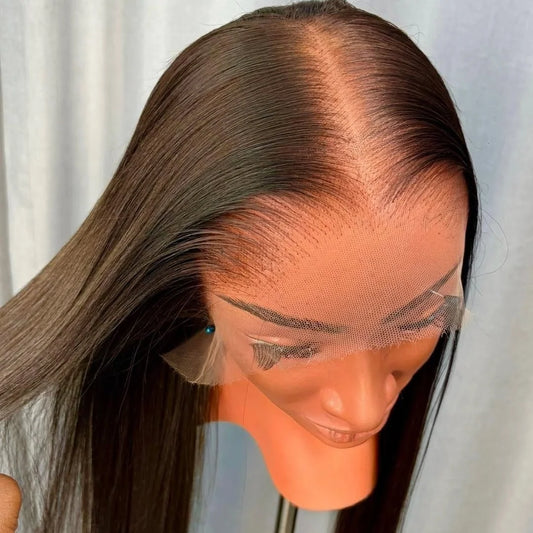 Glueless Straight Human Hair Wigs Ready To Wear 13X6 HD Lace Frontal Wig 13X4 Front 30 40 Inch Wig 4X4 5X5 Closure Wig For Women