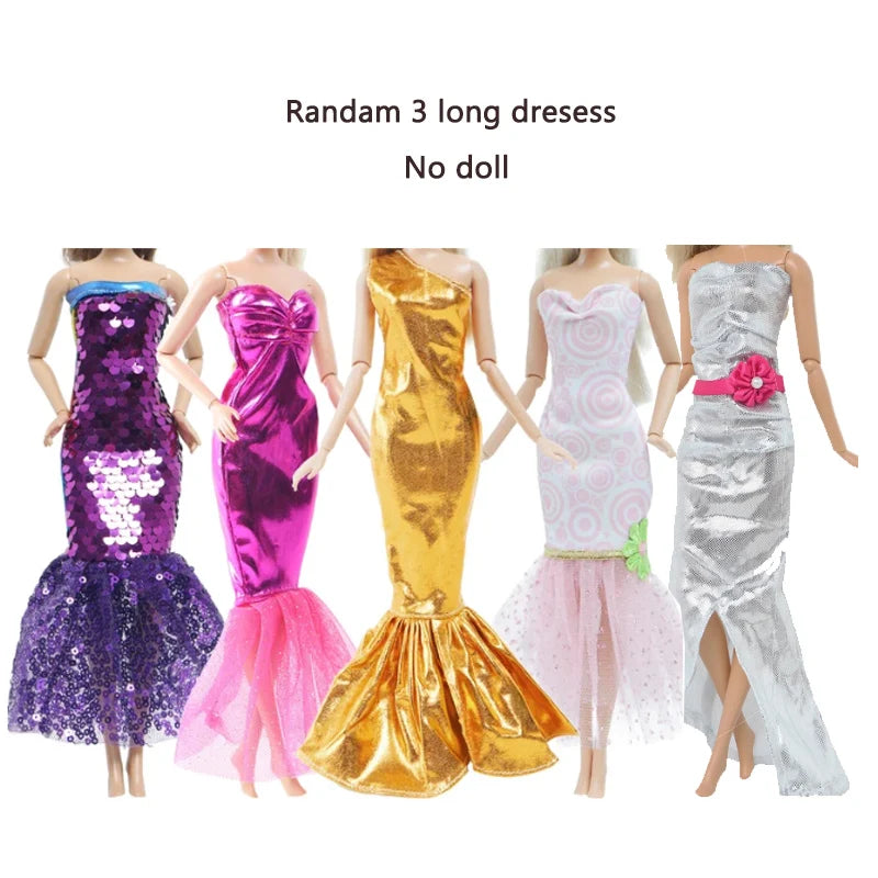 Random 4 sets/Lot 11.5in/30cm Doll Clothes Fashion Outfits Sexy Swimsuits Sport Wear Casual Dresses Doll Accessories