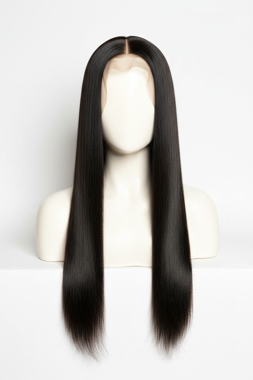Perruques en cheveux humains lisses Perruques Lace Front ultra lisses 13x4 13x6 Perruques frontales HD pour femmes noires
