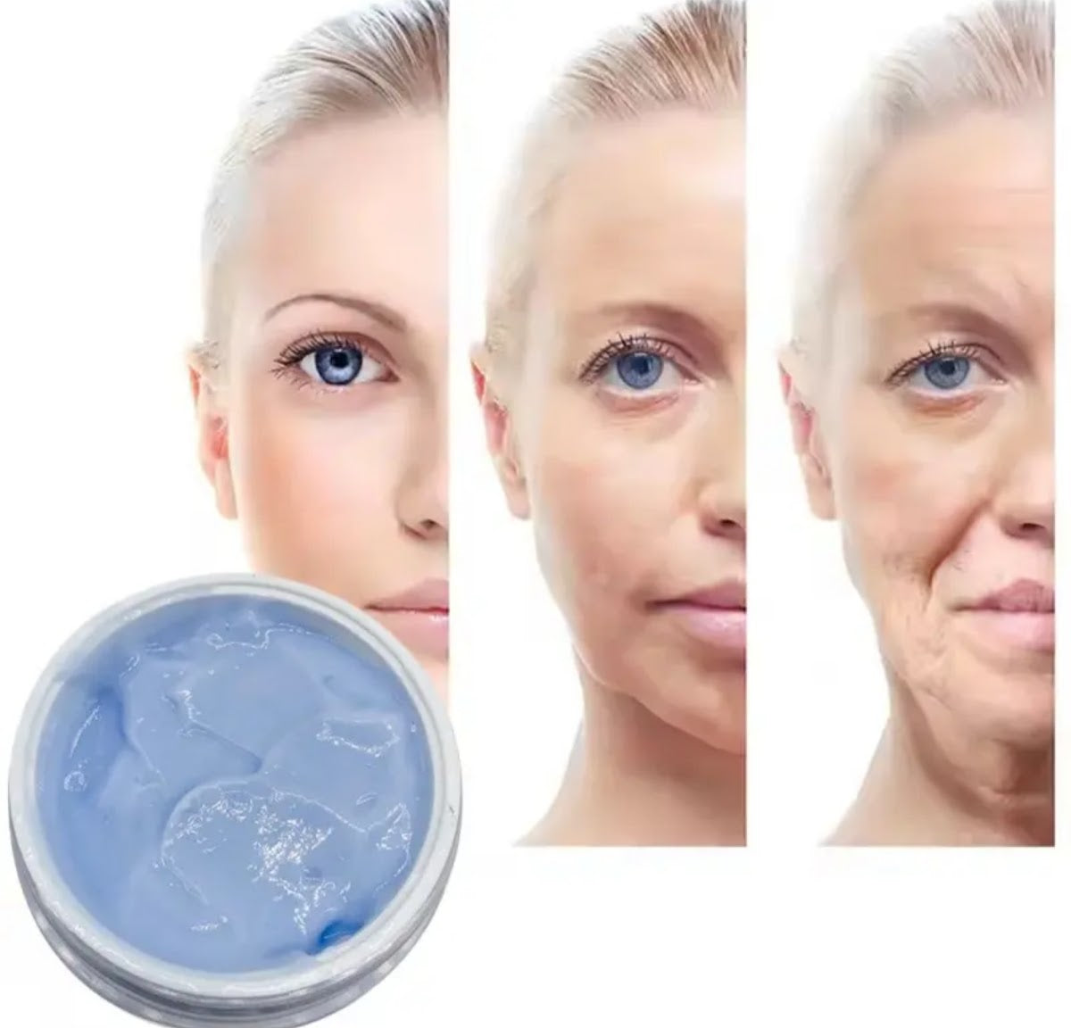 Crème réparatrice pour le visage au peptide de cuivre bleu GHK-Cu