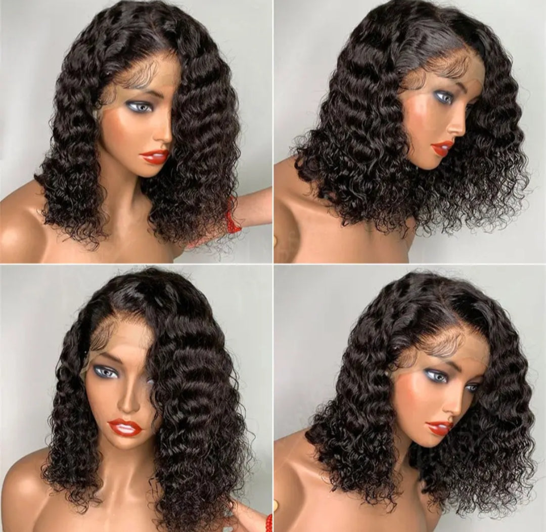 Perruques Courtes Bob en Cheveux Naturels Vietnamiens