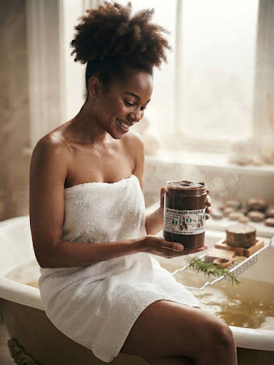 Savon noir africain artisanal ,  Nigéria, huile d'olive, ingrédients à base de plantes, savon solide