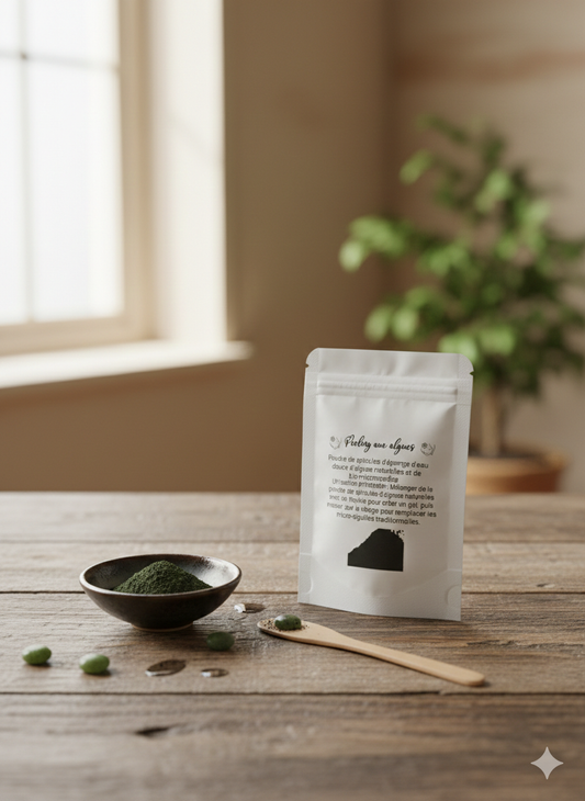 Poudre de peeling aux algues
