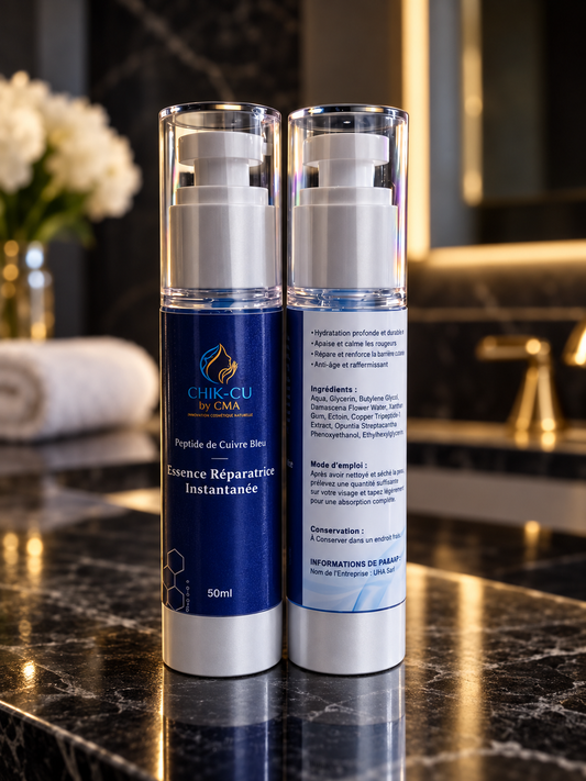 GHK-CU Sérum peptides Cuivre, Anti-Rides Hydratant  Pour Le Visage Raffermissant
